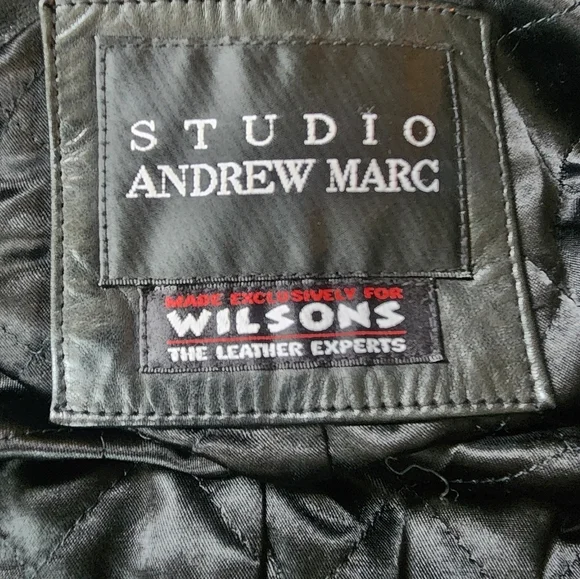 Studio Andrew Marc Wilson's Leather Jacket Xl - Picture 8 of 9
